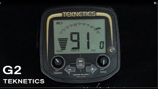 Detector de metales Tecknetics G2 en español [upl. by Aniloj414]