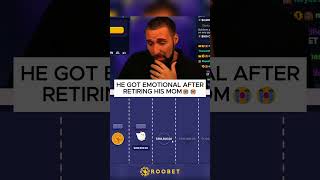 He got emotional after retiring his mom casino highlights roobet [upl. by Miarzim]