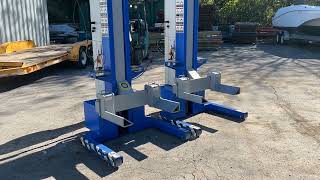 Ideal MSC13KB452 Mobile Column Lifts 2Columns CCR18543 [upl. by Yanrahs438]