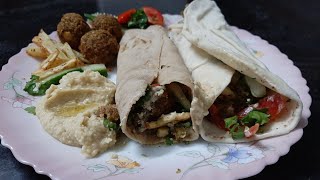 Falafel Sandwich Recipe  Falafel Roll [upl. by Sacks]