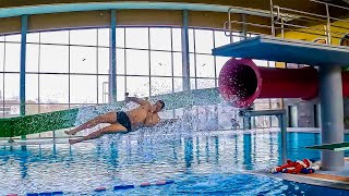 Extreme AQUA JUMP at AquaMagis Waterpark [upl. by Nimad]