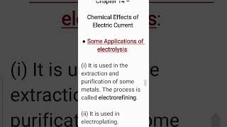 What are the applications of electrolysis Class 8 Science CBSE Exam [upl. by Anadal]