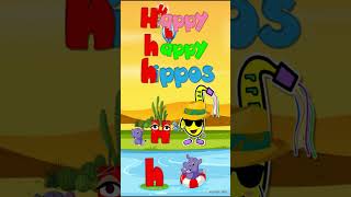 Consonants  The Letter Hh  Phonics Song  Short Vowels  12 Syllable Words shorts [upl. by Arelc]