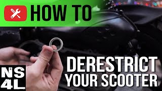 How To Derestrict Your Genuine Roughhouse Scooter  NS4L HowTos [upl. by Kimmy]