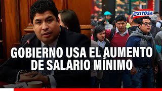 🔴🔵Gobierno usa el aumento de salario mínimo ante su baja popularidad según exministro [upl. by Donadee451]