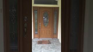 Door with sidelights install [upl. by Shep]