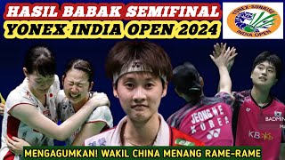 Hasil Semua Sektor Semifinal Badminton Yonex India Open 2024 Hari Ini [upl. by Agnola501]