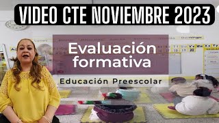 CTE 3ra sesión Evaluación formativa en PREESCOLAR [upl. by Dempster]