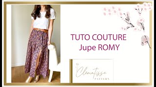 TUTO DE COUTURE JUPE ROMY [upl. by Nishom]