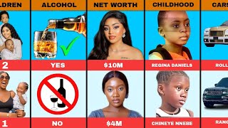 Nollywood Actress Comparison Regina Daniels Vs Chinenye Nnebe  Real Ages Richest State of Origin [upl. by Garreth891]