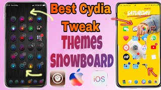 Best Cydia tweak ios 135 jailbreak iphone Theme For Snowboard [upl. by Nerhe369]