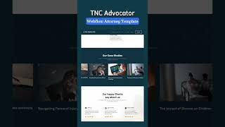 TNC Advocator Attorney Webflow Template [upl. by Nan442]