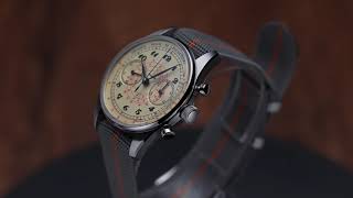 Proxima Men Chronograph Watch 39mm Retro Manual Mechanical Modify ST1902 Pulsations proxima [upl. by Isleen]