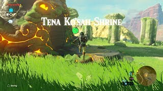 Zelda BOTW 55120 Tena Kosah Shrine Tabantha Tower Region [upl. by Melcher]