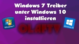 Windows 7 TreiberProgramme unter Windows 10 installieren HD German [upl. by Drofliw9]