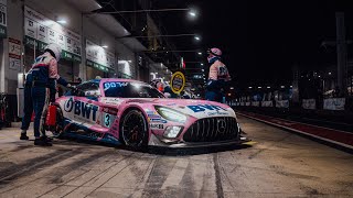 2022 24 Hours of Nürburgring  3 Mercedes AMG Team Getspeed Sunset to Night [upl. by Eenor]