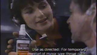 Sucrets Spray commercial 1988 [upl. by Dnomyar]