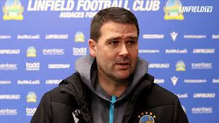 INTERVIEW  David Healy Postmatch vs Warrenpoint Town  06012024 [upl. by Tracay]