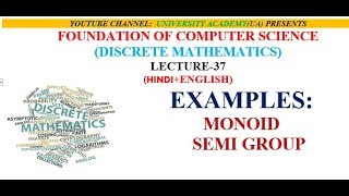 EXAMPLE MONOID SEMIGROUP [upl. by Virendra346]