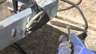 WELDING TRAILER TIEDOWNS [upl. by Akihsat]