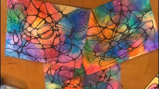 Neurographic Abstract Art Lesson for kids [upl. by Ylus830]