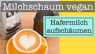 Hafermilch aufschäumen  perfekter veganer Milchschaum mit deiner Siebträgermaschine  Oatly [upl. by Ennayram]