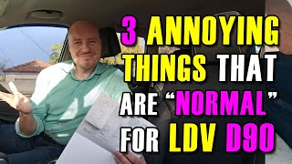 LDV D90 Owners Review after 5000 kms  Annoying things to know about [upl. by Nnaassilem]