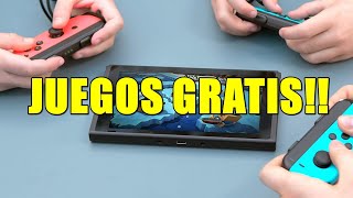 7 Juegos multijugador GRATIS para Nintendo Switch y como descargarlos 🎁🎁 [upl. by Euqimod]