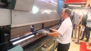 Salvagnini Model B3 Press Brake with automatic punch amp die change [upl. by Nylear479]