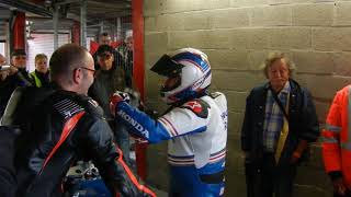 Bikers Classics Spa Francorchamps 2017 Wayne Gardner with Suter MMX500 back in pit review [upl. by Ayama]