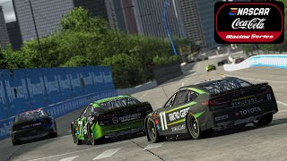 eNASCAR CocaCola iRacing Series Round 12  Chicago Street Course [upl. by Stagg]