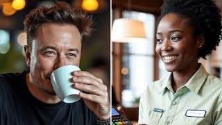 Black Waitress Loses Job Defending Elon Musk Elon Return Changes Everything [upl. by Ngo]