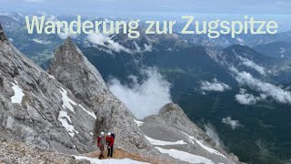 Wanderung zur ZugspitzeEibseeStopselzieherZugspitz Gipfel wandern zugspitze alpen [upl. by Anegroeg408]