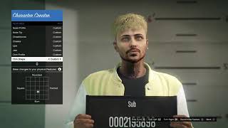 HOW TO MAKE A GOOD LOOKING MALE CHARACTER IN GTA ONLINE  GTA 5 ONLINE [upl. by Llenrad785]