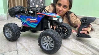 RC Big Size Monster Car Unboxing amp Testing  4WD 24Ghz Remote Control Car  Shamshad Maker 🔥🔥 [upl. by Sherlock]