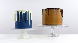 HOW TO MAKE A DRIP CAKE │ CHOCOLATE DRIPS │ DRIP CAKE TUTORIAL │ CAKE DECORATING │ CAKES BY MK [upl. by Kacey666]