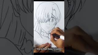 ELIZABETH short artenopapel desenhandopersonagens art drawing anime nanatsunotaizai meliodas [upl. by Melena]