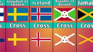 How Many country Have Cross In Their Flag [upl. by Bastian875]