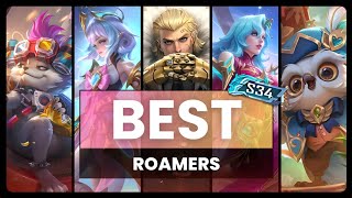 BEST META ROAMERS FOR SOLO RANK TIER LIST MOBILE LEGENDS UPDATED [upl. by Yznyl]