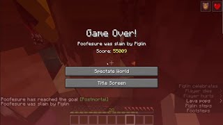 every poofesure minecraft death [upl. by Fraze40]