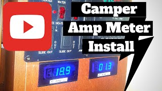 How To  RV Amp Meter and AC shunt install and demo  steps included in description [upl. by Elumas]