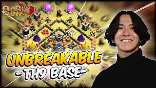 New base  th9 war base with copy link Clash of clans [upl. by Itsrejk]