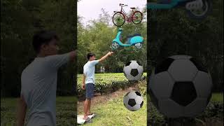 Rotting football too cyclescutitotocar magic vfx video shorts [upl. by Akirret]