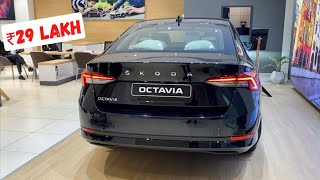 Real Luxury Sedan 🤩 New Skoda Octavia LampK 2022 Detailed Review  Santosh Kushwaha [upl. by Atnohsal]