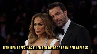 Jennifer Lopez has filed for divorce from Ben Affleck [upl. by Ahsietal]