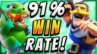 91 WIN RATE MOST RELIABLE GRAVEYARD DECK in CLASH ROYALE [upl. by Bibby]