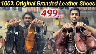 100 Original International Branded Leather Shoes  Leather factory  Vimals lifestyle [upl. by Argela]