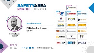 2024 SAFETY4SEA Singapore Forum Dimitris Psarros RISK4SEA PSC automation [upl. by Alet]