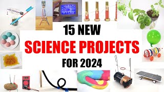 15 New Science Project Ideas for 2024 [upl. by Nolahp93]