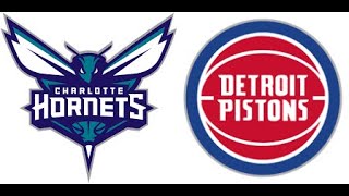 Charlotte Hornets  Detroit Pistons [upl. by Edmondo315]